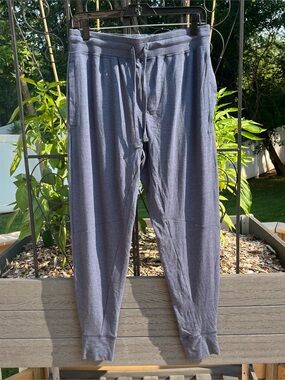 Tommy John Men’s Tri-Blend Lounge Jogger Dress Blues Heather Size S Pants Comfy